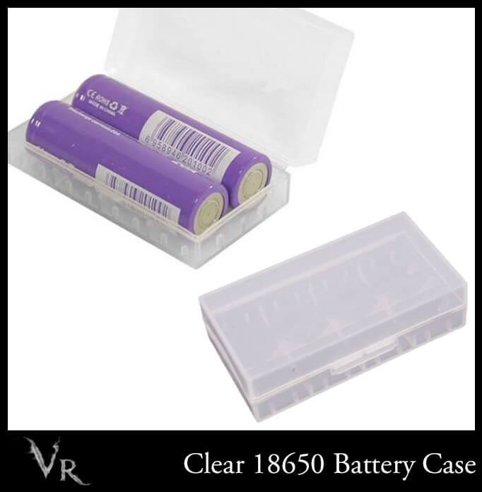 18650 Battery Case - Clear