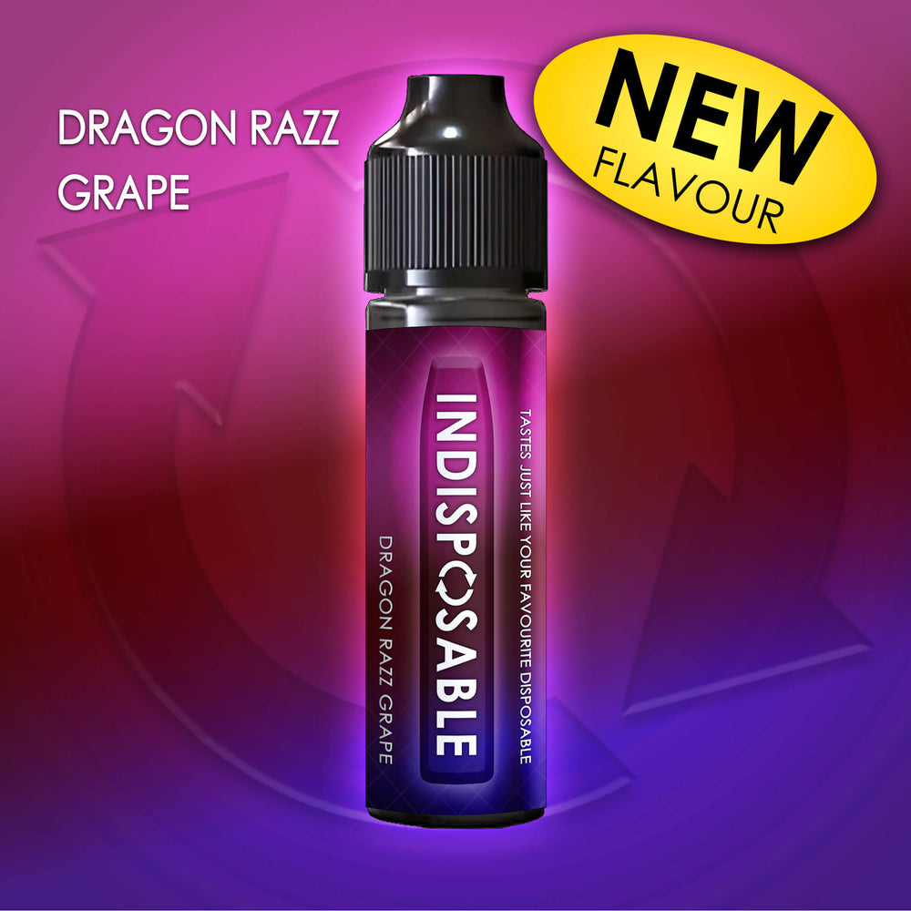 Dragon Razz Grape 50ml - Indisposable