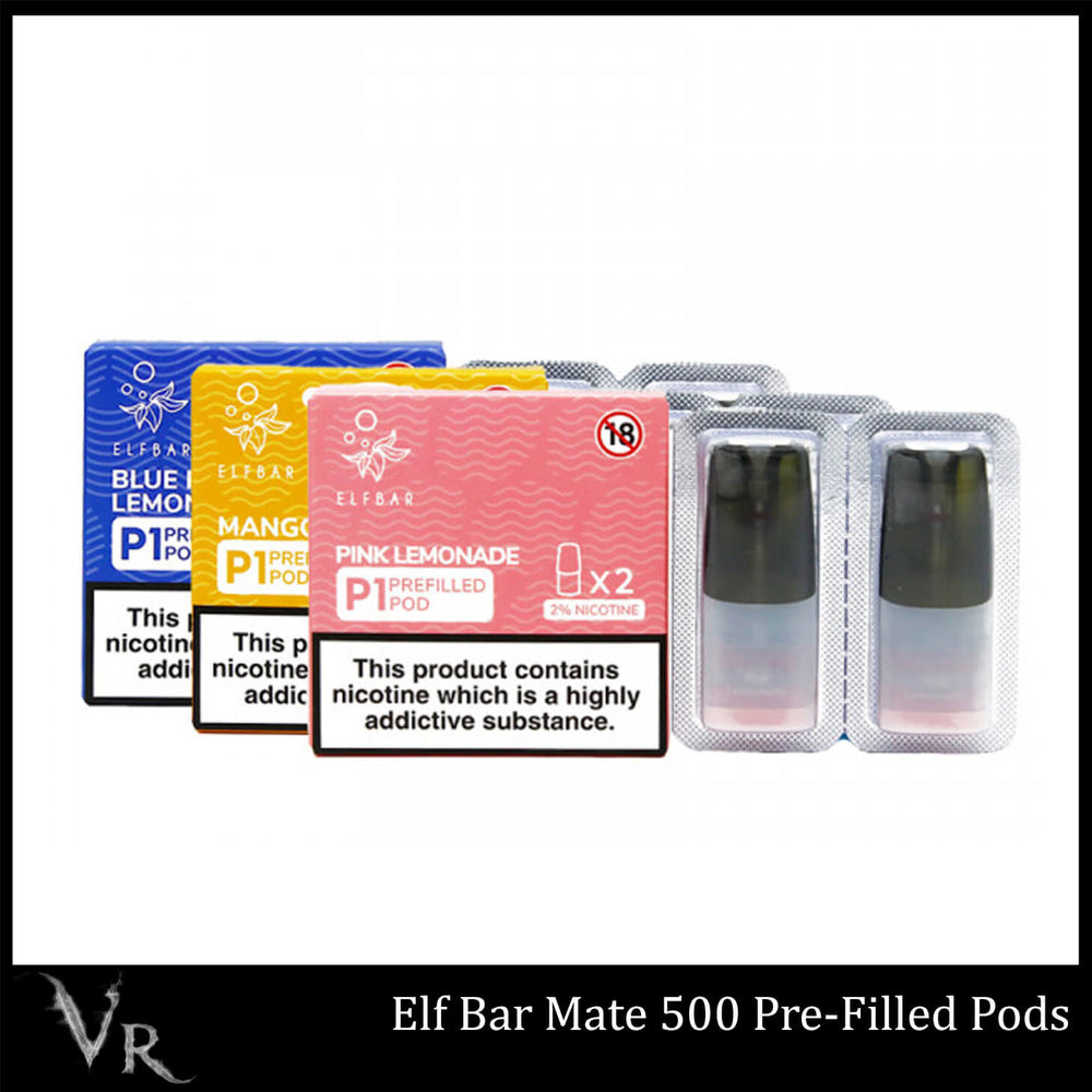 Elf Bar Mate 500 P1 Prefilled Pods (2 Pack)