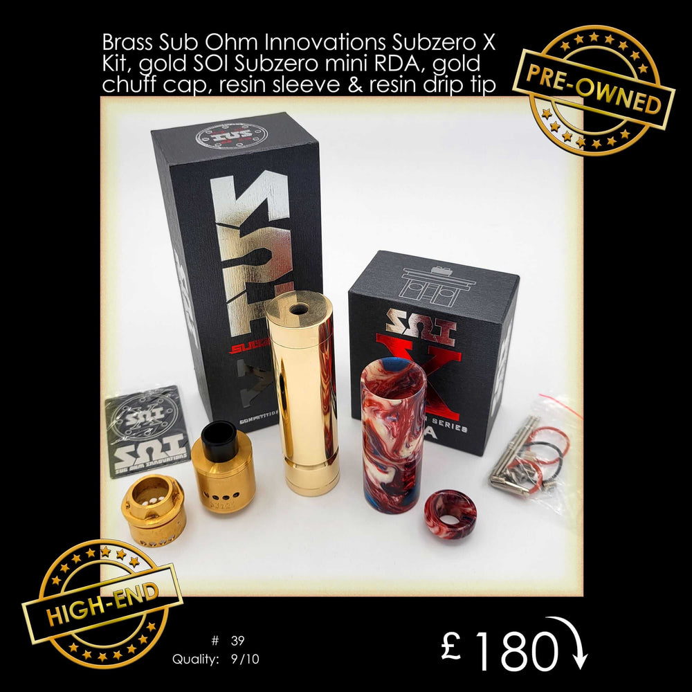 Brass Sub Ohm Innovations Subzero X Kit (Pre Owned)