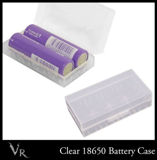 18650 Battery Case - Clear