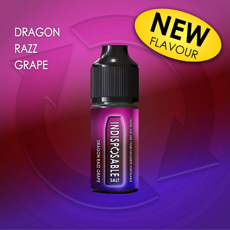 Dragon Razz Grape - Indisposable Salts 10ml