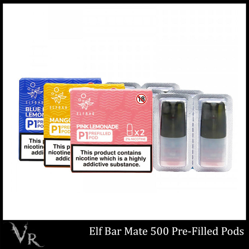 Elf Bar Mate 500 P1 Prefilled Pods (2 Pack)