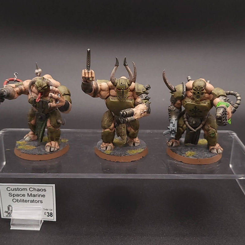 Custom Chaos Space Marine Obliterators
