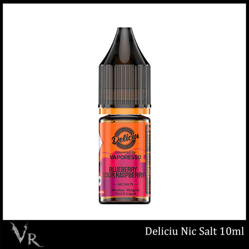 Blue Sour Raspberry - Deliciu V2 Nic Salts 10ml